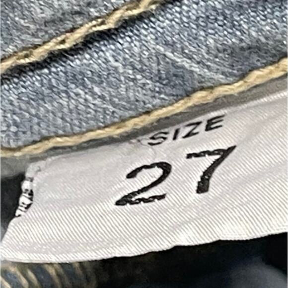 True Love Skinny Jeans Womens Size 27 Light Blue Denim Low Rise Cotton BLEMISH - Picture 4 of 7